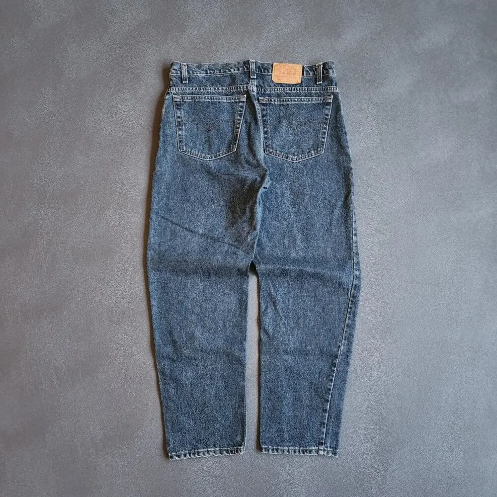 Vintage 90's 550 Levi's Relaxed Fit Blue Denim Jeans 38x30